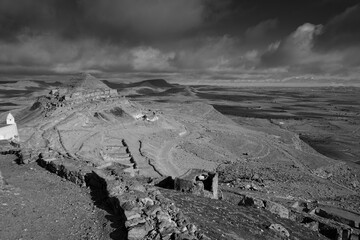 Ksar Guermassa,tipico villaggio fortificato Berbero composto da granai e abitazioni costruiti...