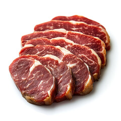 Fototapeta premium Sliced Beef Steak: A Culinary Delight