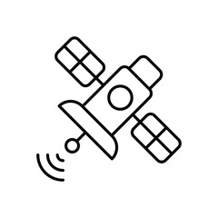 Satellite  icons vector stock illustration