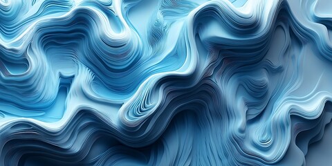 Obraz premium Abstract Blue Waves Background (11)