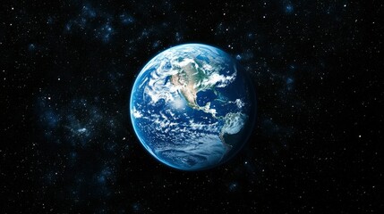 Planet Earth from Space Stunning View of Our Blue Marble