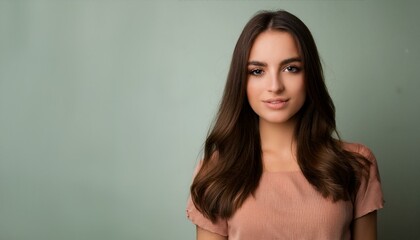Naklejka premium beautiful young Armenian woman, AI generated