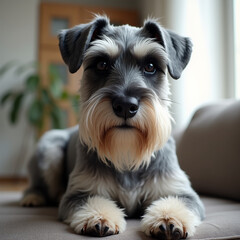 schnauzer dog portrait