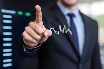 A financial expert using a poll to measure consumer confidence in the economy