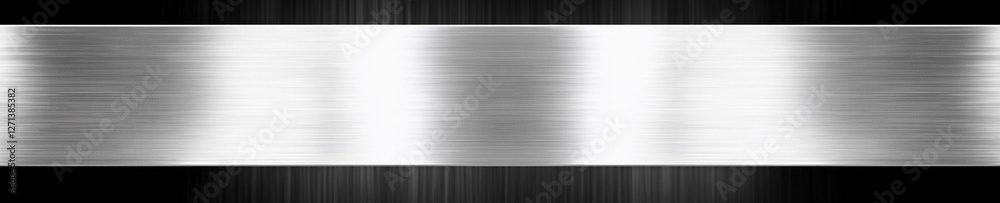 Poster metallic texture with brushed finish on dark background