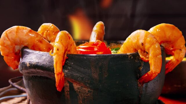 Shrimp moqueca, a traditional Brazilian dish