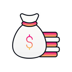 Money Growth vector icon