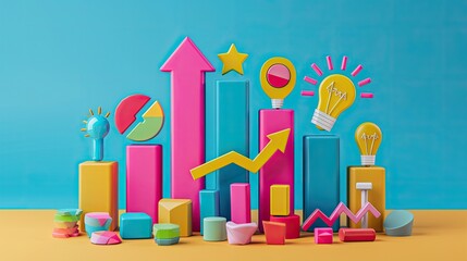 Cartoon illustration of a birthday cake with candles, vector icon design for business, baby, and toy themes, perfect for infographics and symbols