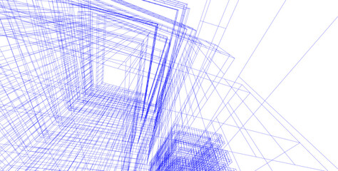 Vector Wireframe and Parametric Architecture – Futuristic Skyscrapers and Grid Structures. These digital blueprints represent high-tech urban landscapes, innovative design, and contemporary cityscapes