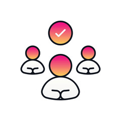 Select Employee vector icon