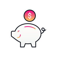 Save Money vector icon