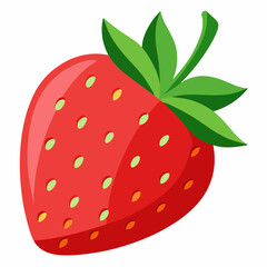 strawberry isolated on white background