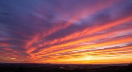 Fototapeta premium Sunset in the sky