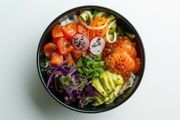Healthy vegan salad bowl plate food meal.