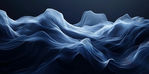 Fototapeta premium Abstract Flowing Fabric (22)