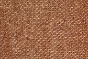 Brown sofa couch fabric material sample texture as background