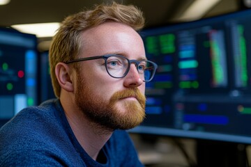 A technology manager overseeing software development and IT operations