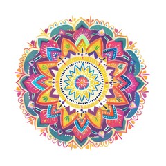 Diwali minimal mandala illustration pattern style.