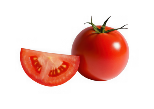 tomato isolated on transparent png 