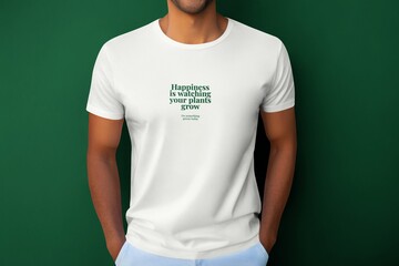 Man in white t-shirt