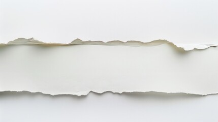 Fototapeta premium Torn paper edge isolated background