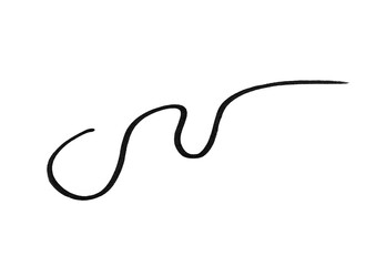 marker lines isolated brush stroke mark hand draw scribble