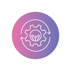 Obraz premium Responsible Ai icons vector stock illustration
