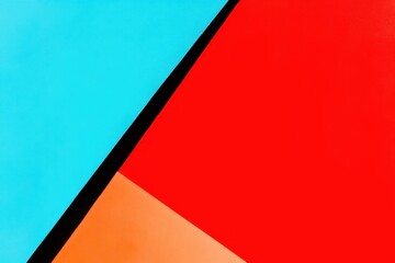 Abstract geometric composition with vibrant colors
