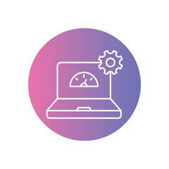 Performance Dashboard icons vector stock illustration