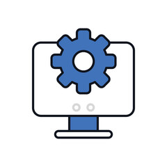 Seo Presentation vector icon