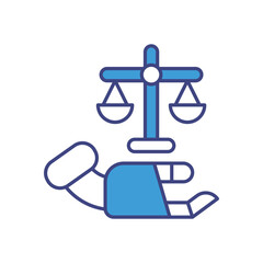 Bias Detection icons vector stock illustration