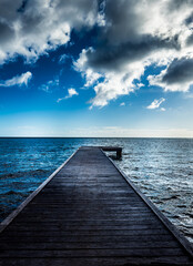 Fototapeta premium Beach dock, Aruba