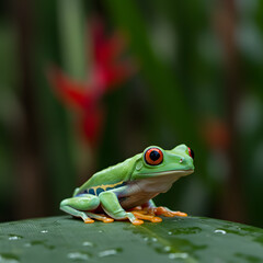 Naklejka premium Frog