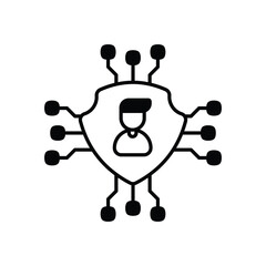 Ai Safety Measures icons vector stock illustration