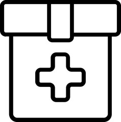 First aid kit icon