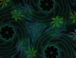 Imaginatory fractal abstract background Image