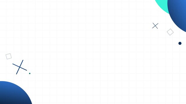 Video presentation intro card in a colorful modern style. 4k video template for infographics and business presentations