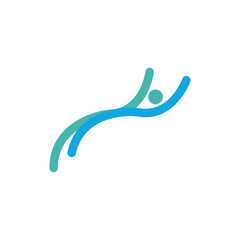 Obraz premium People Logo Template Icon