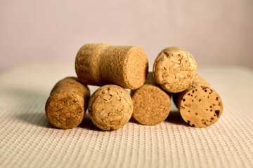 cork and wine