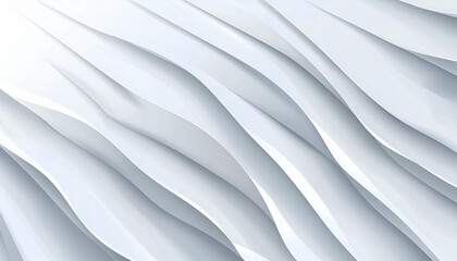 Abstrakcyjna biała tekstura z falistymi warstwami.