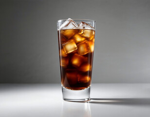 cola with ice