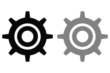 Gear icon set,  gear wheel icons collection. cogwheel icon set. vector illustration eps 888.