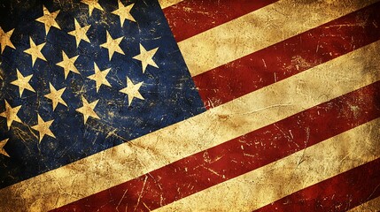 Conceptual flag design with a contemporary and futuristic look