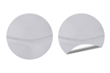 Blank Round Sticker for Mock up Template - 189