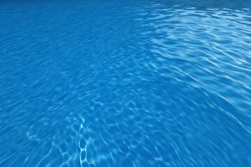 Fototapeta premium there is a blue pool with a white boat in it