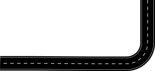 Fototapeta premium Road Illustration Vector