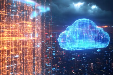 
Cloud computing and digital data transmission with networked computing