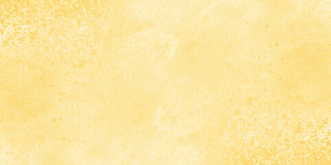 Abstract lemon yellow watercolor painted paper texture background. acrylic grunge texture, watercolor drawing on white background, yellow small splashes of paint on paper.