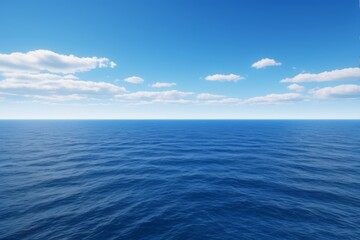 Obraz premium arafly view of a large body of water with a sky background