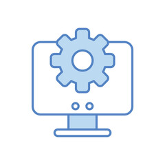 Seo Presentation vector icon